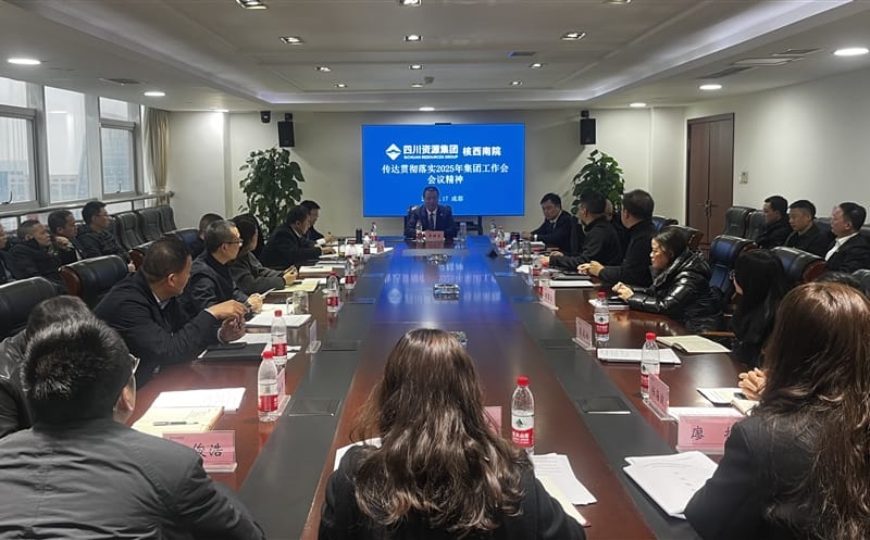 凝心聚力担使命 踔厉奋发谱新篇┃ 核西南院贯彻落实2025年四川Z6尊龙凯时集团 工作会会议精神