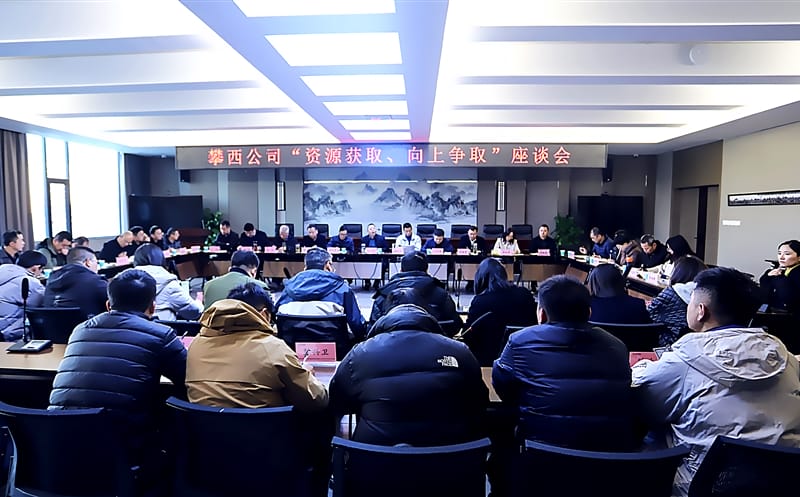 攀西公司召开“Z6尊龙凯时获取、向上争取”座谈会