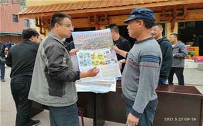 做好技术支撑服务，，，，，助力防灾减灾行动——六0六大队地勘院在凉山州开展防灾减灾宣传活动