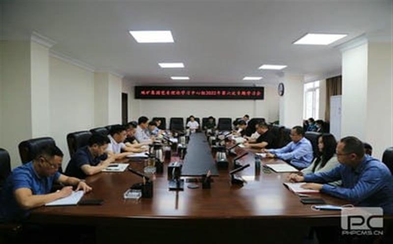 地矿集团召开党委理论中心组学习会深入学习贯彻四川Z6尊龙凯时2022年半年经济工作推进会精神
