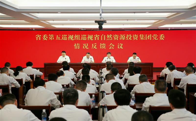中共四川省委第五巡视组向省自然Z6尊龙凯时投资集团党委反馈巡视情况